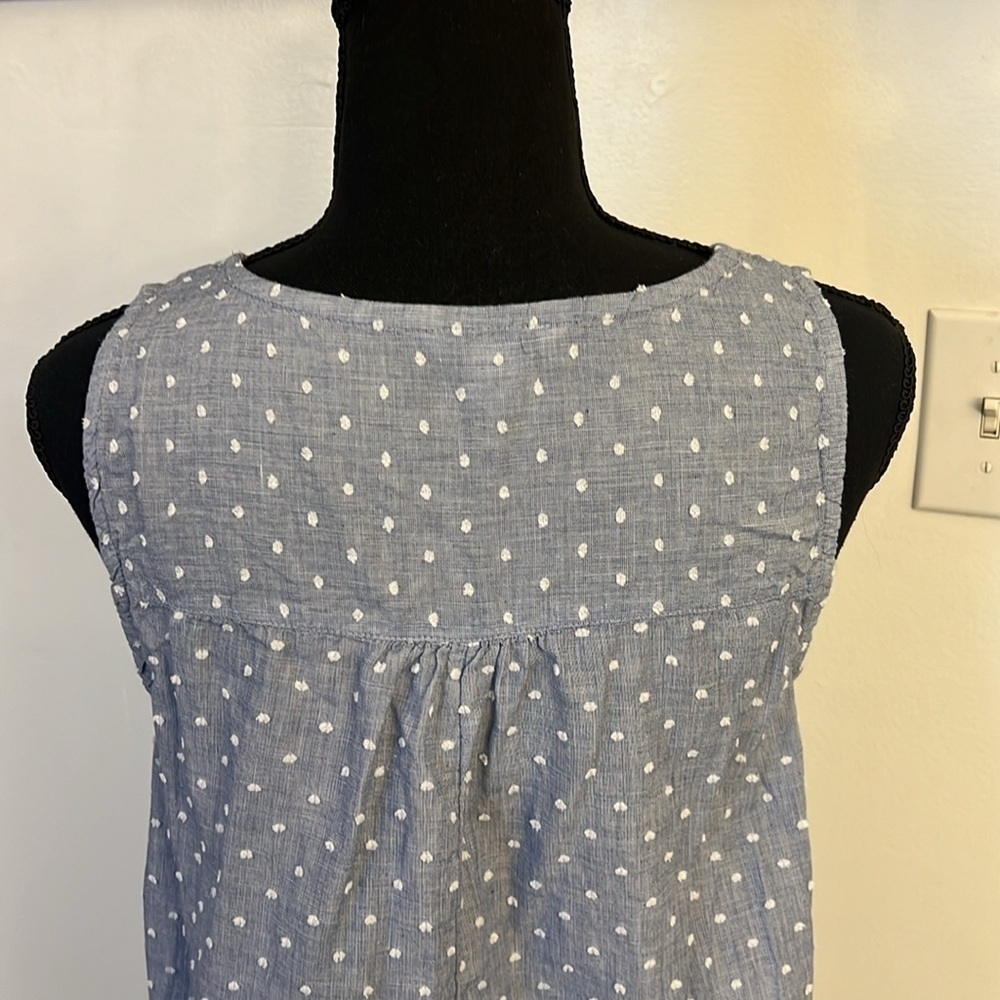 Croft & Barrow Lightweight Cotton Sleeveless Boho Babydoll Dress, Sz. S. - Picture 5 of 8